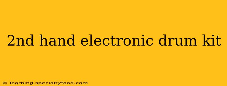 2nd hand electronic drum kit