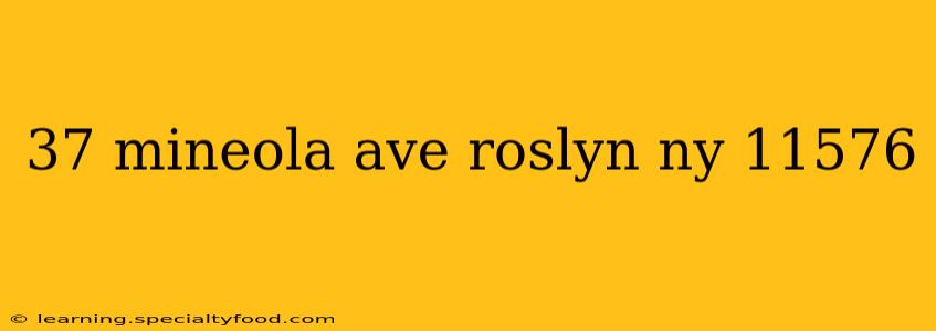37 mineola ave roslyn ny 11576