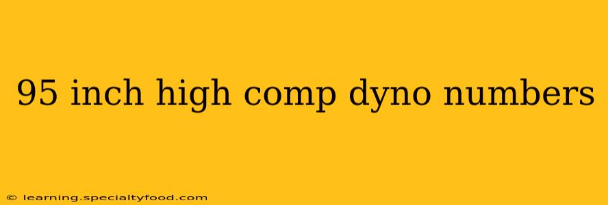95 inch high comp dyno numbers
