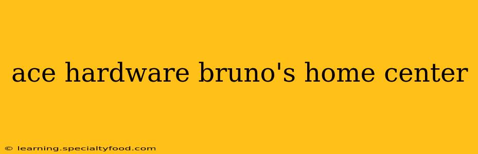 ace hardware bruno's home center