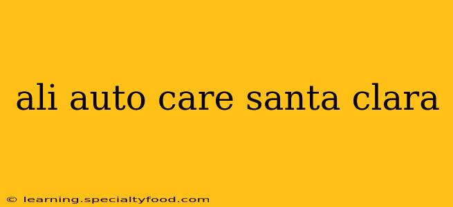 ali auto care santa clara