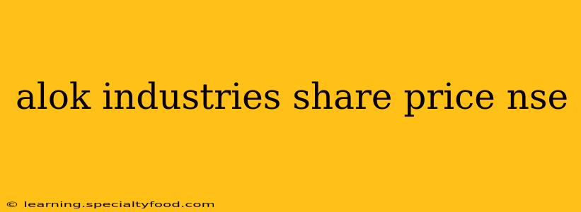 alok industries share price nse