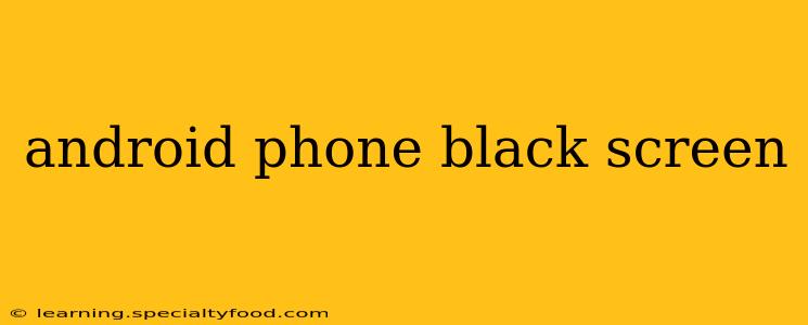 android phone black screen