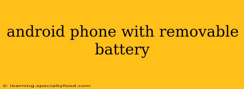 android phone with removable battery
