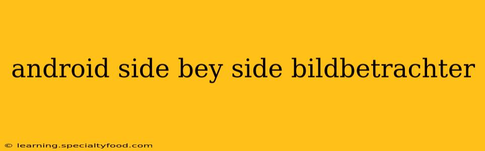 android side bey side bildbetrachter