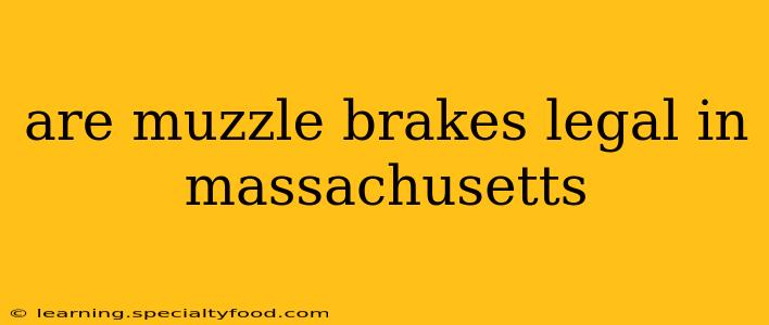 are muzzle brakes legal in massachusetts