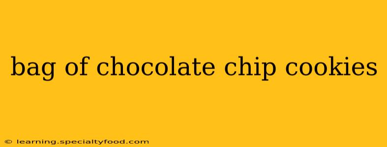 bag of chocolate chip cookies