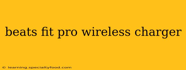 beats fit pro wireless charger