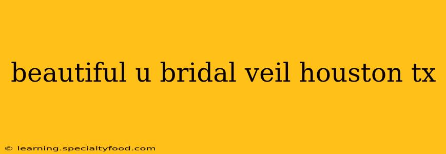 beautiful u bridal veil houston tx