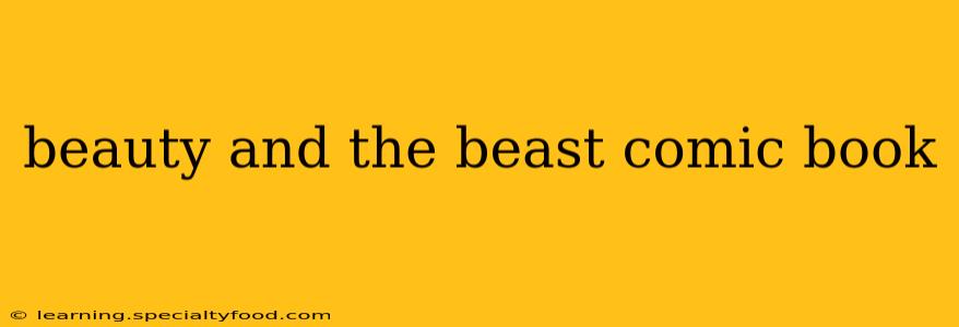 beauty and the beast comic book