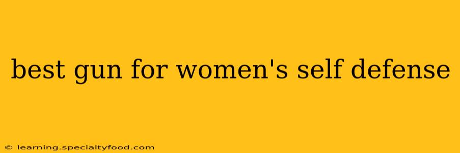 best gun for women's self defense