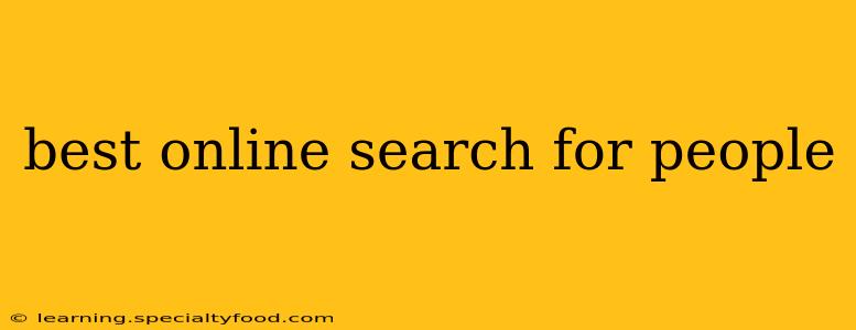best online search for people