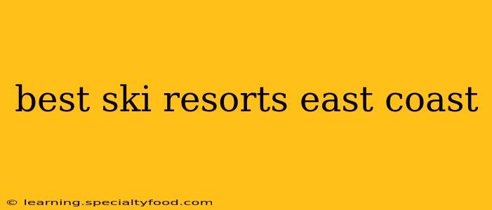 best ski resorts east coast