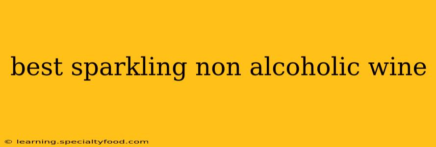 best sparkling non alcoholic wine
