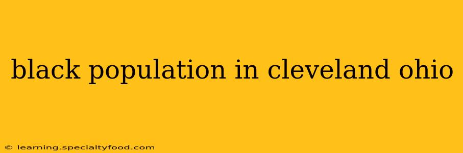 black population in cleveland ohio