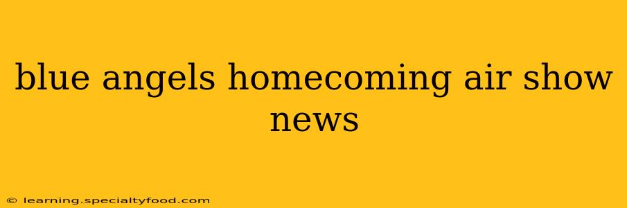 blue angels homecoming air show news