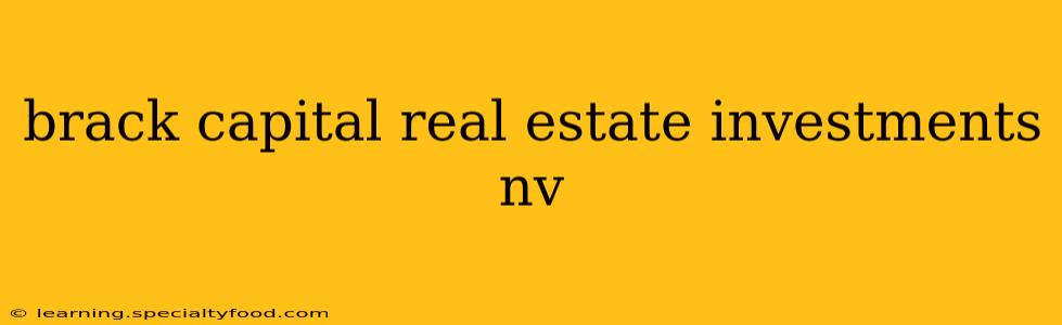 brack capital real estate investments nv