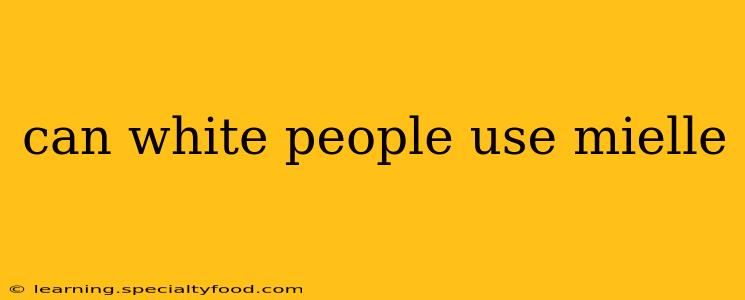 can white people use mielle