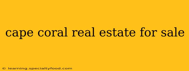 cape coral real estate for sale