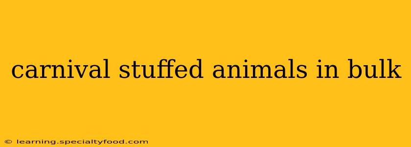 carnival stuffed animals in bulk