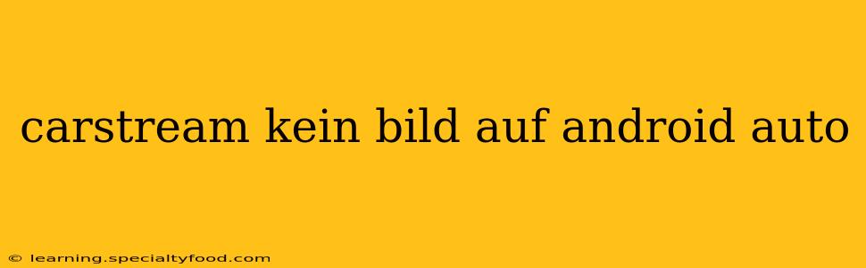 carstream kein bild auf android auto