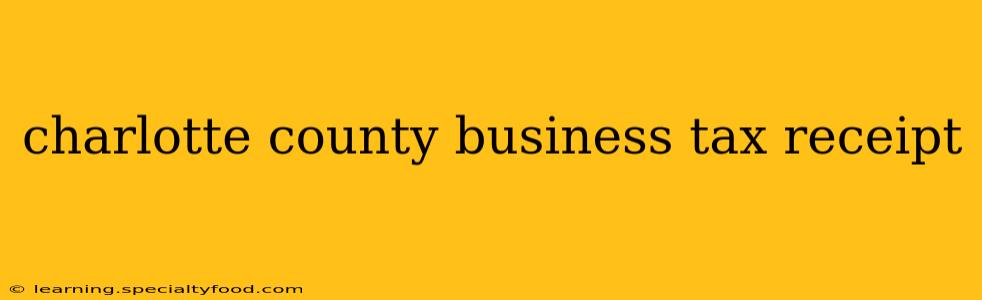 charlotte county business tax receipt
