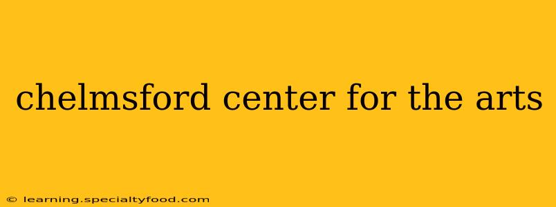 chelmsford center for the arts