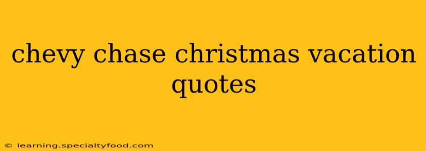 chevy chase christmas vacation quotes