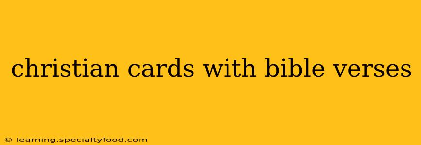 christian cards with bible verses