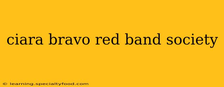 ciara bravo red band society