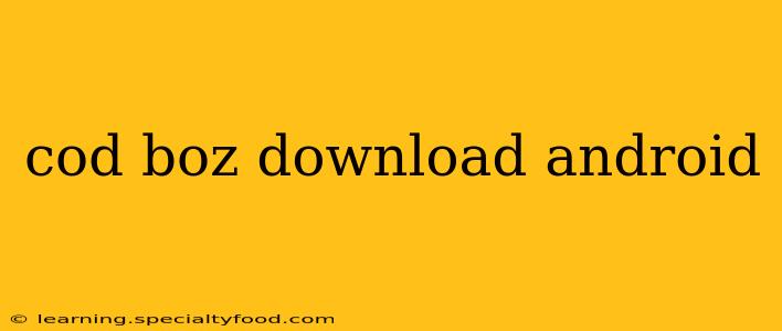 cod boz download android