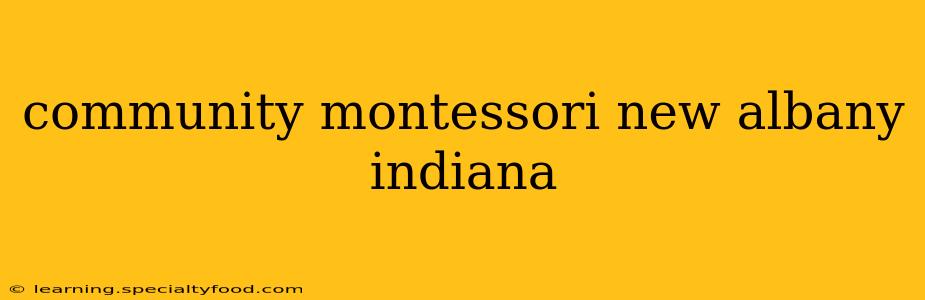 community montessori new albany indiana