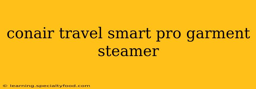 conair travel smart pro garment steamer