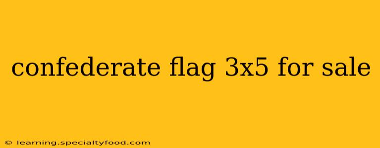 confederate flag 3x5 for sale
