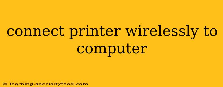 connect printer wirelessly to computer