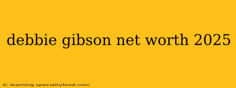 debbie gibson net worth 2025