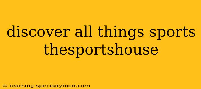 discover all things sports thesportshouse