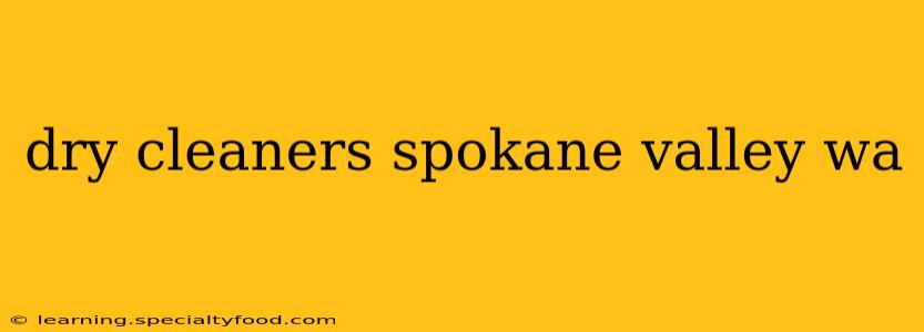 dry cleaners spokane valley wa