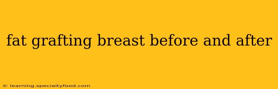 fat grafting breast before and after