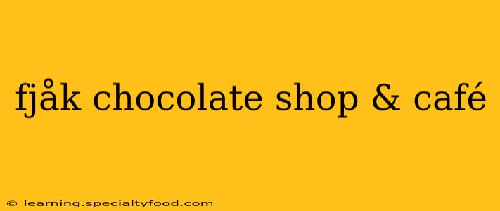 fjåk chocolate shop & café