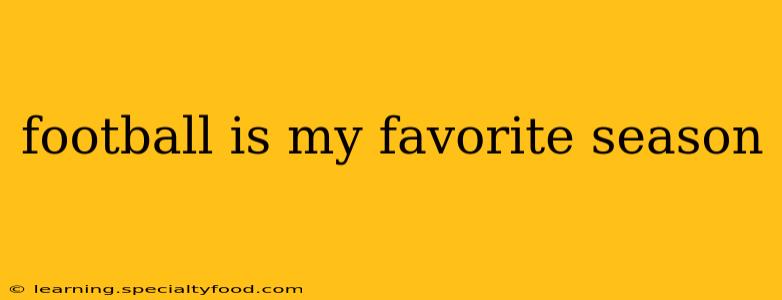 football is my favorite season
