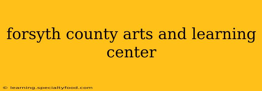 forsyth county arts and learning center