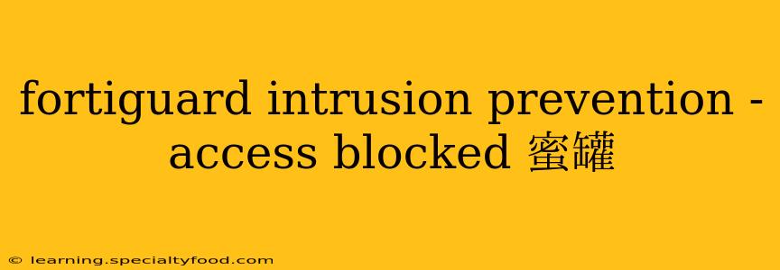 fortiguard intrusion prevention - access blocked 蜜罐