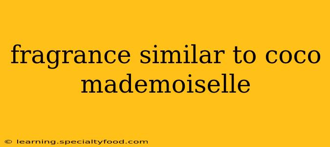 fragrance similar to coco mademoiselle