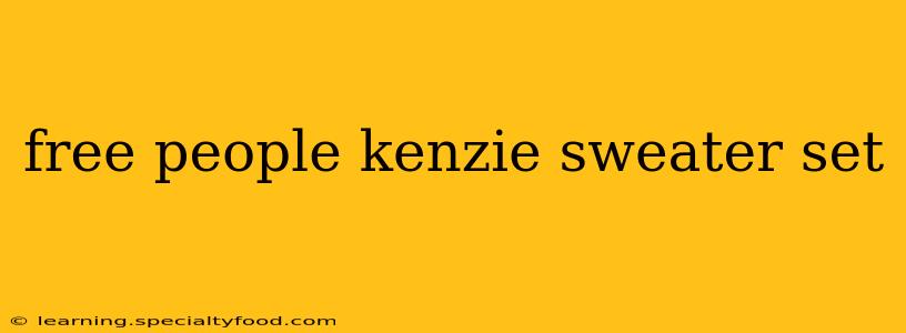 free people kenzie sweater set