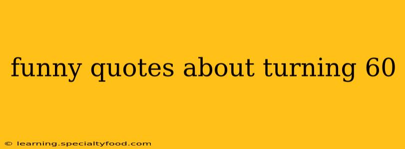 funny quotes about turning 60