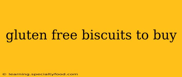 gluten free biscuits to buy