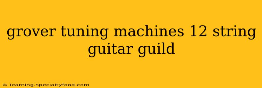 grover tuning machines 12 string guitar guild