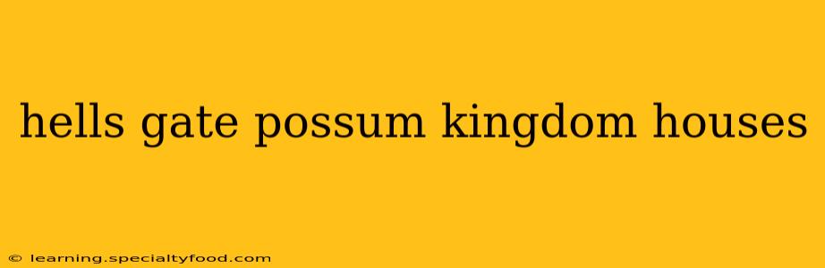 hells gate possum kingdom houses