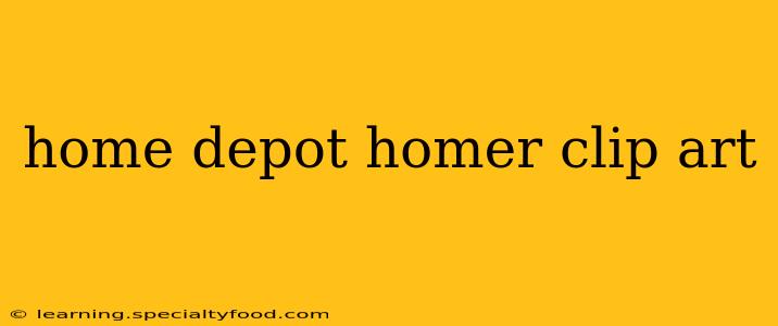 home depot homer clip art